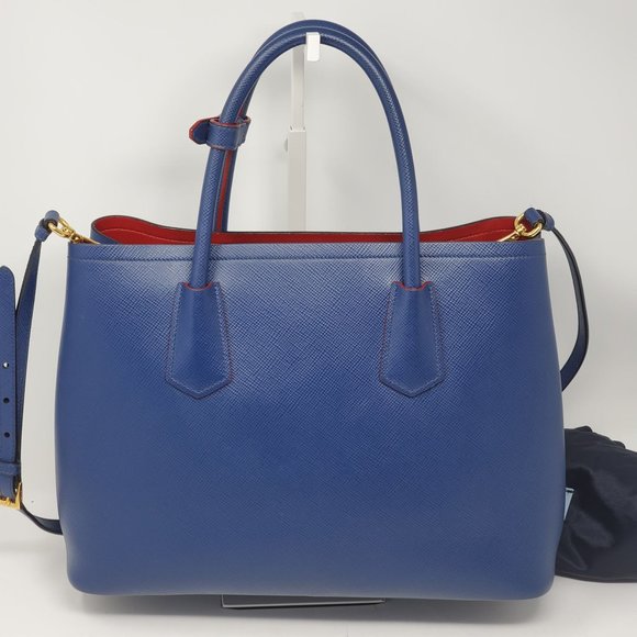 Prada Double Cuir Medium Saffiano Crossbody Bag - Picture 3 of 16